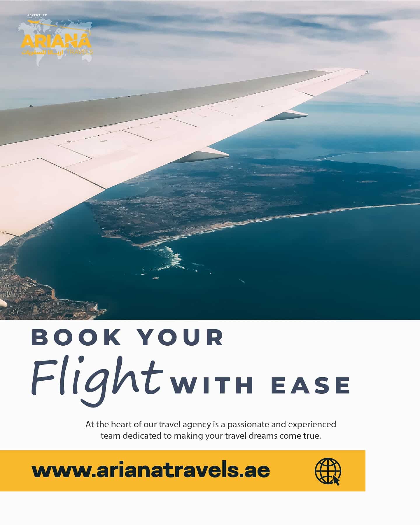 أفضل مكتب سفريات في العين | Ariana Travels – Plan Your Perfect Trip