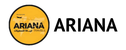 Ariana Travels official logo - trusted travel agency for visa services, flight bookings, and tour packages